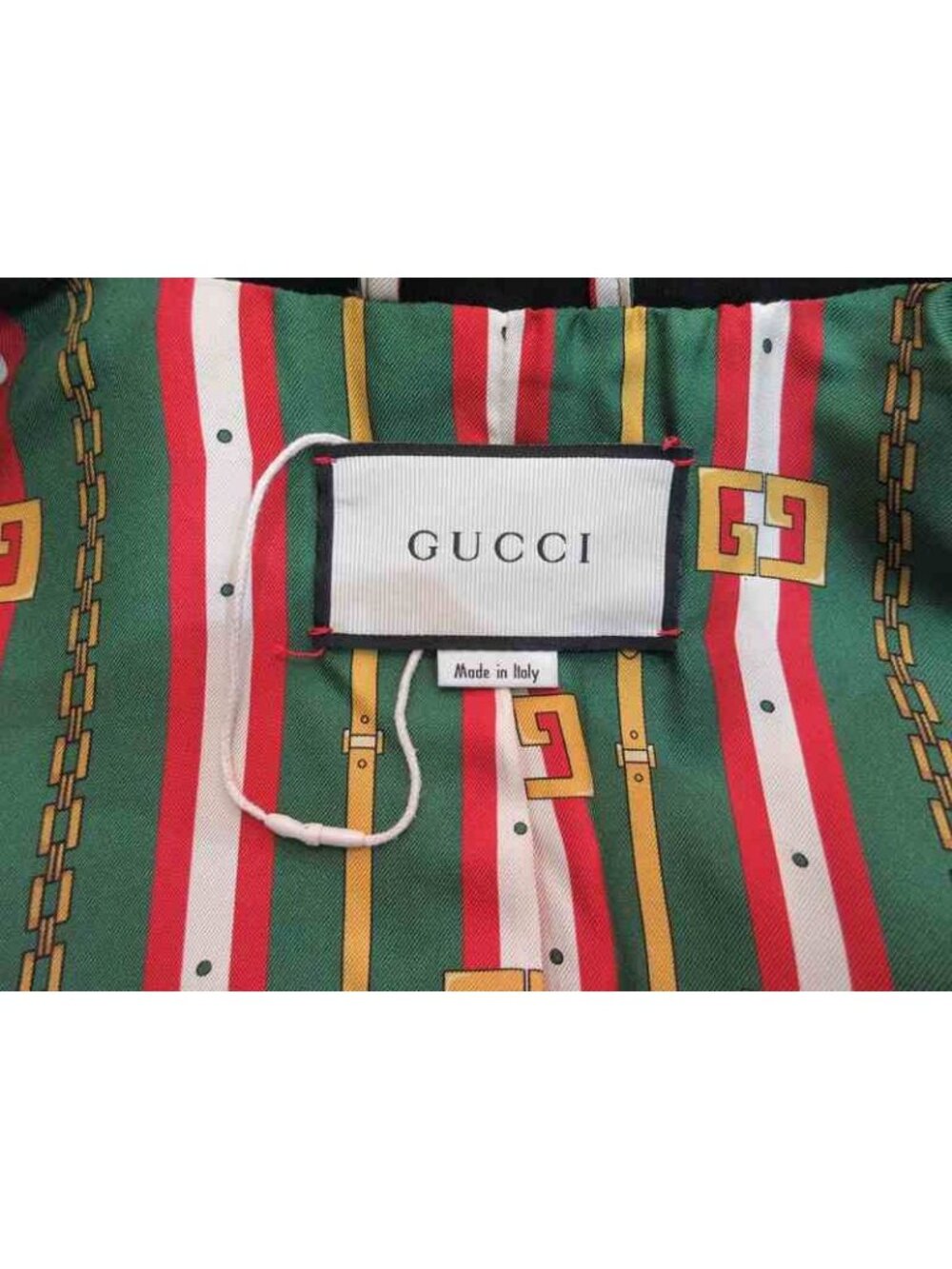 Gucci Jacket Tailored Piping Gold Button Black 42 - Picture 5 of 8